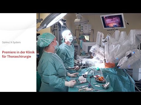 DaVinci X-System: Premiere in der Klinik für Thoraxchirurgie