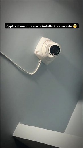 Cpplus illumax ip camera installation complete 😎😎#viral #homesecurity #homesurveillance #ip#cpplus