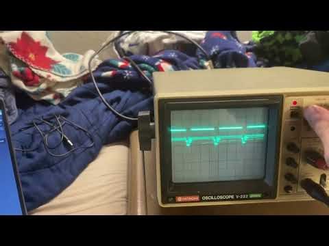 Vacuum tube diode DC restoration circuit in action!