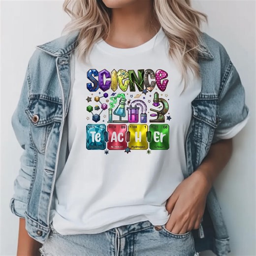Science Teacher T-shirt - Periodic Table STEM Hoodie, Chemistry Lab Gift Shirt 2026 - Etsy