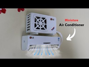 How To Make Miniature Air Conditioner From PVC Pipe At Home