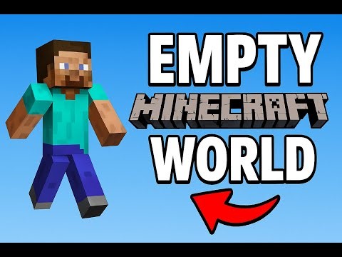 How to create empty Minecraft world