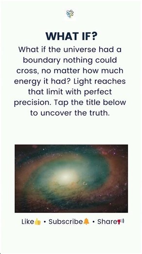 Why Can Nothing Outrun Light