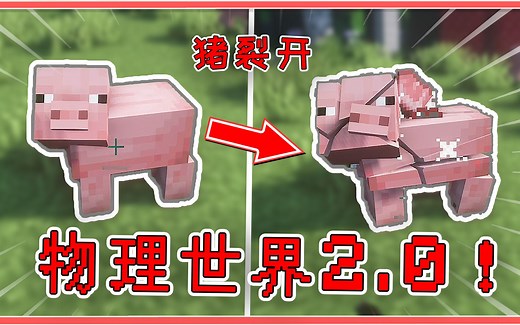 物理掉落全新版？投掷物品可砸人，牛顿默默点了赞！【我的世界】