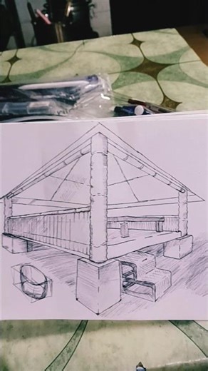 daily drawing ||perspektive two points#perspective