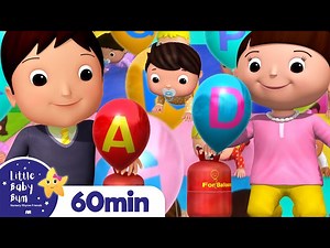 ABCs Balloons for Babies  More Nursery Rhymes and Kids Songs | Little Baby Bum - Videos For Kids