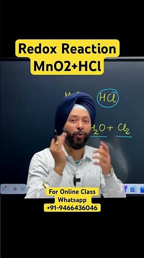 Redox reaction | Reaction of Manganese Oxide with Hydrochloric acid | MnO2 + HCl Reaction | Class 10