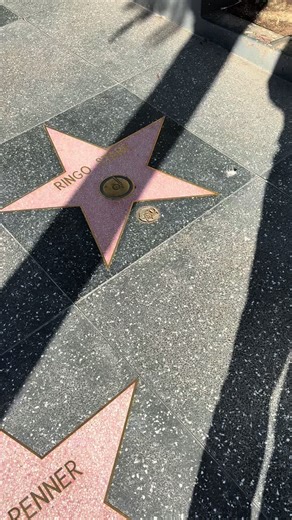 The Beatles' Stars on the Hollywood Walk of Fame