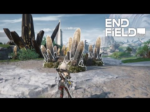Place Electric Mining Rigs on the Originium Ore mining spot and power them up | Arknights Endfield