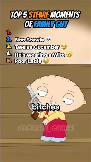 Top Stewie Griffin Moments You Can’t Forget