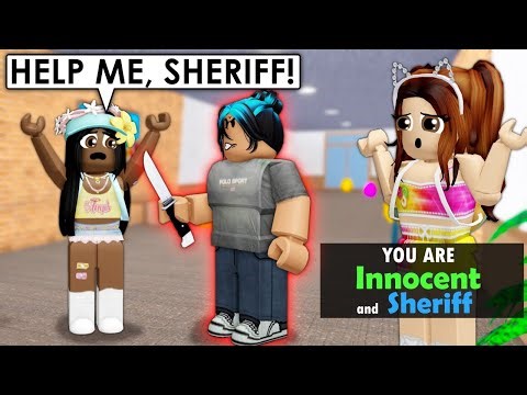 Using My *NEW* TRICKS AS INNOCENT AND THE SHERRIF In Murder Mystery 2 (Roblox)