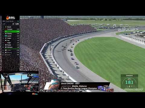 iRacing at Chicagoland Speedway in the BRL Truck Series
