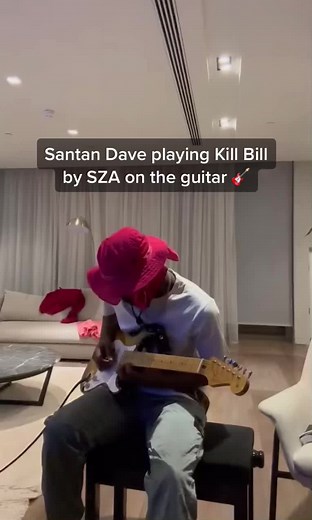 Santan Dave's Acoustic Cover of Kill Bill on Guitar