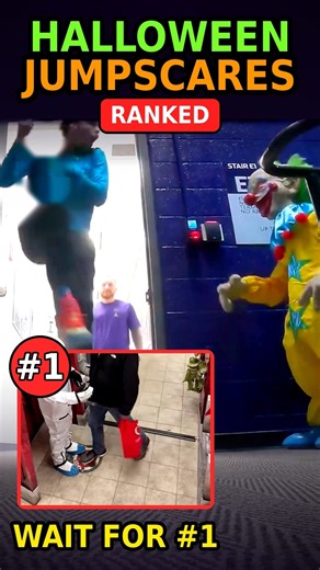 Scariest Halloween Jumpscares RANKED😱#halloween #jumpscare #scarypranks #funnyreactions #shorts