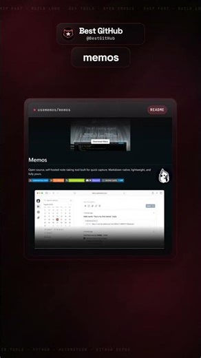 Capture Notes Fast & Private with Memos! #shorts #github #tech