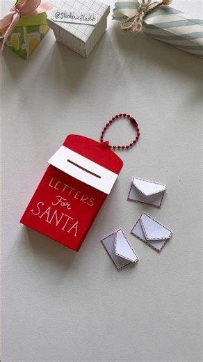 DIY Santa’s mailbox #christmas #diy #gift #cute #craft