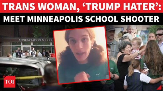 A tragic school shooting at Annunciation Catholic School in #Minneapolis has left two children dead and 17 others injured. Authorities identified the shooter as 23-year-old trans woman Robin Westman, a former student of the school. Police say the shooter used a rifle, shotgun, and pistol—all legally purchased—and released a disturbing manifesto before the attack. The motive remains under investigation. | The Times of India