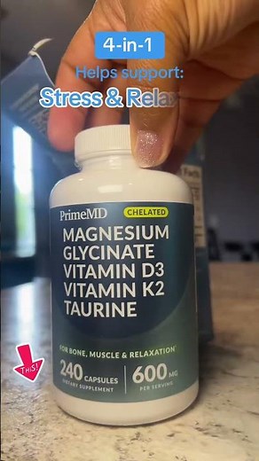 Multi-benefit supplements in one capsule! #vitamins #magnesium