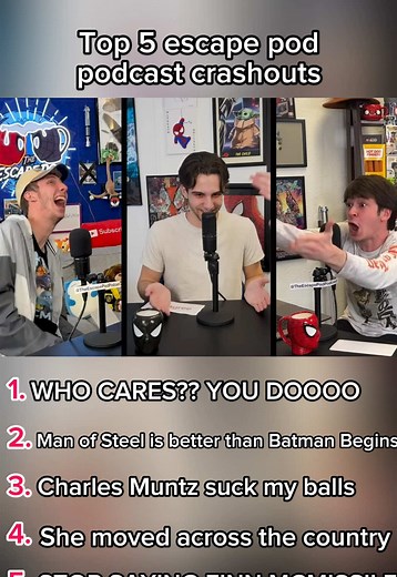 I love @The Escape Pod Podcast so much 🥹🥹 #escapepodpodcast #crashout #marvel #starwars #disney Top 5 escape pod podcast crashouts