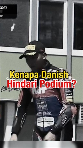 Why Did Hakim Danish Step Aside on the Podium? #motogp #motogpnews #shortsvideo