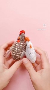 Rooster and Chicken Sewing Pattern 3.5" (9cm) Tall - Etsy