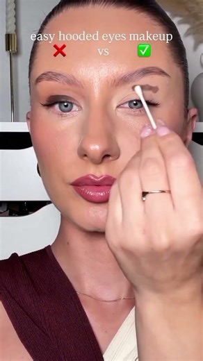 Easy eye makeup hack tutorial for hooded Eyes#trending #trend #shorts #foryou #viral #short