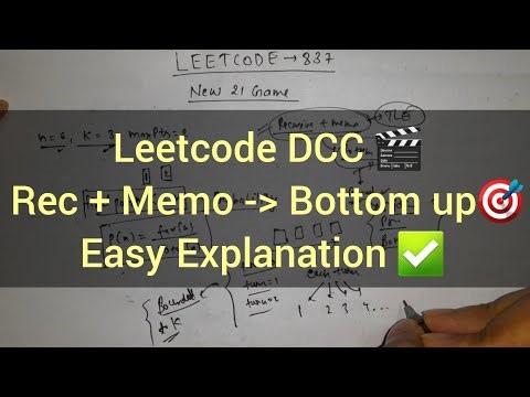 Leetcode 837 | New 21 Game 🎯 DP + Probability | Java | Leetcode Daily Challenge