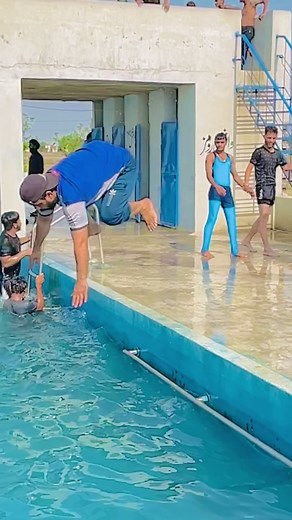 Enjoy Song Pool Fish Flip Lightning Parkour🏊🏊Tik Tok Short Video New