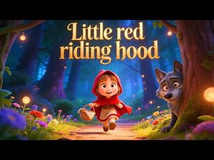 Little Red Riding Hood 🐺 | Full Fairy Tale Cartoon Movie for Kids | Classic Bedtime Story Animation