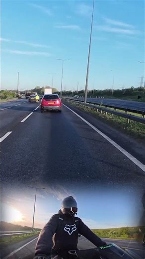 How not to filter on a motorcycle