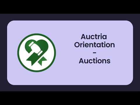 Auctria Orientation - Auctions