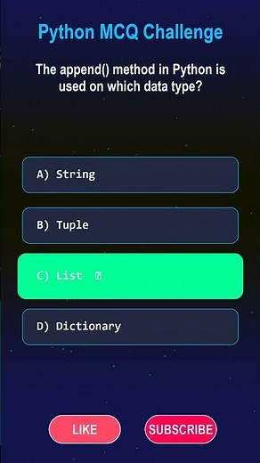 Python MCQ Challenge 🧠🔥 | 90% Log Galat Answer Dete 😱 | Test Your Python Skills #python #mcq #coding