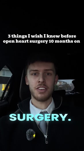 3 things nobody warned me about open heart surgery ❤️‍🩹#recovered #honesty #operation #heartsurgery