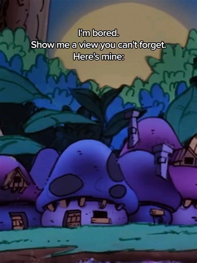 There's nothing else quite like it 🥺 #Smurfs #SmurfVillage