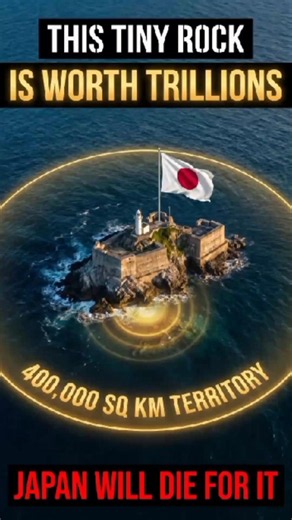 "This Tiny Rock Gives Japan Control Of An Ocean Twice Its Own Size #shorts