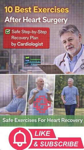 10 Best Exercises After Heart Surgery ❤️ Safe Recovery Plan by Cardiologist | Walk, Breathe, Heal