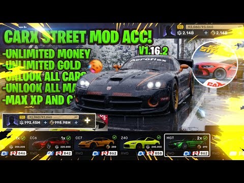 CarX Street MOD APK v1.16.2 | Unlimited Money & All Cars Unlocked in CarX Street 2026