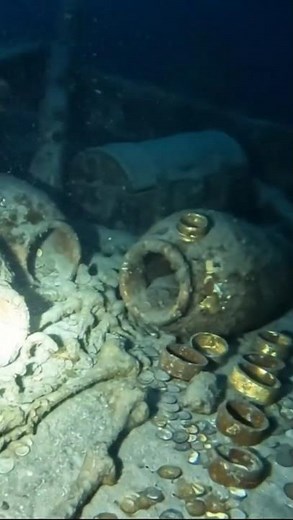 Diver Finds a Lost Gold Treasure Deep Under the Sea