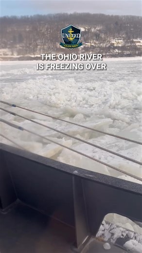 United Cajun Navy volunteer Ronnie Perrin shared current conditions on the Ohio River near mile marker 48 in West Virginia. Temperatures reached -1 today and felt closer to -6, resulting in ice coverage and reduced flow. UCN continues monitoring winter storm impacts across multiple states and coordinating with partners to assist communities with supplies, support, and resources. We’re keeping all affected families and regions in our thoughts during this extended freeze. #UnitedCajunNavy #WinterS