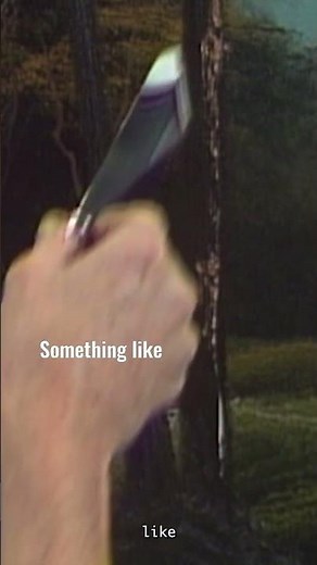 Bob Ross highlights hickory trees in 'Rivers Peace' #paintlikebobross #artist #bobross