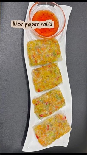 Rice paper Rolls |#cooking#trending #food#shortfeed#viral#recipe#short #youtubeshorts#tasty#snacks