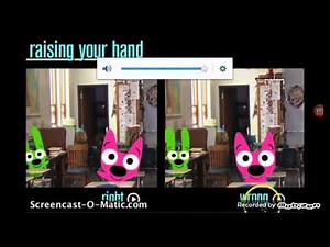 Hoops and yoyo manners raising your hands