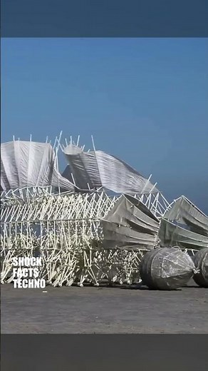 The beach beast that walks on wind #technology #innovation #short