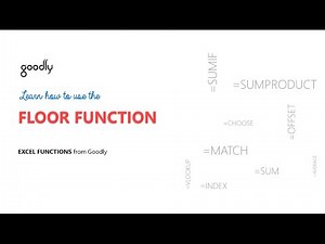 FLOOR Function in Excel