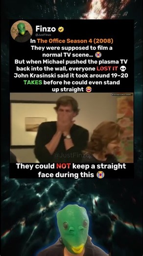This Blooper Destroyed The Office Cast 💀#funny #movie #shorts