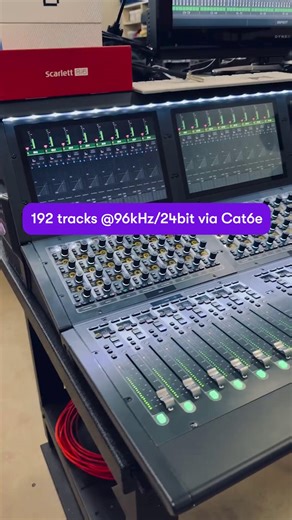 ⚡ Recording 192 tracks @ 96kHz/24bit via Cat6e 📷 Robert Scovill ▶️ avid.co/qvIs50WOcbq #cat6e #recording #mixing #livesound #avids6l #avidlivesound #venues6l #avid #avidcreator | Avid Live Sound