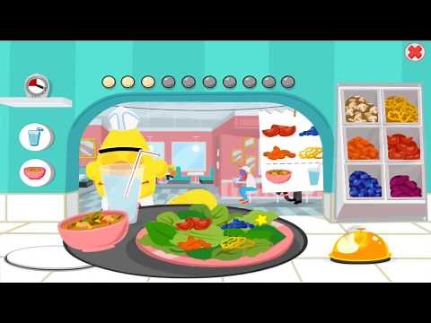 "Super Salad Dinner" educational game for kids