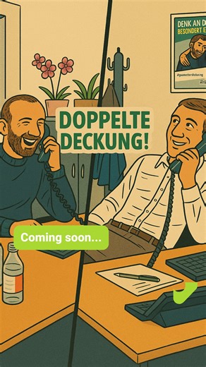 Itzehoer Versicherung Kevin Groth on Instagram: "Demnächst regelmäßig: Gonschi ☎ Kevin – zwei Agenturleiter, ein bisschen Chaos, jede Menge Spaß. 😄✨ #itzehoer #versicherung #gonschiundkevin #büroalltag #mölln #ziethen"