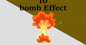 Cartoon Explosion Bomb Effects  | Alpha video