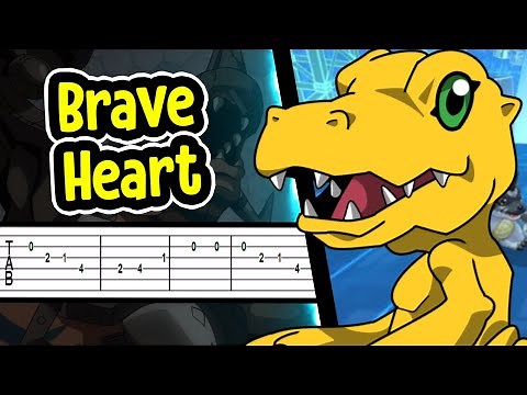 Digimon - Brave Heart 【Tab】|➤ GUITAR TUTORIAL